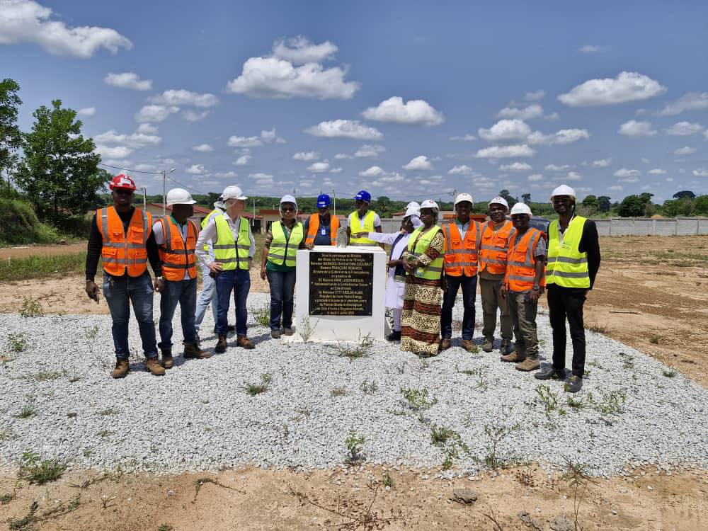 Cérémonie de pose de la première pierre du musée archéologique