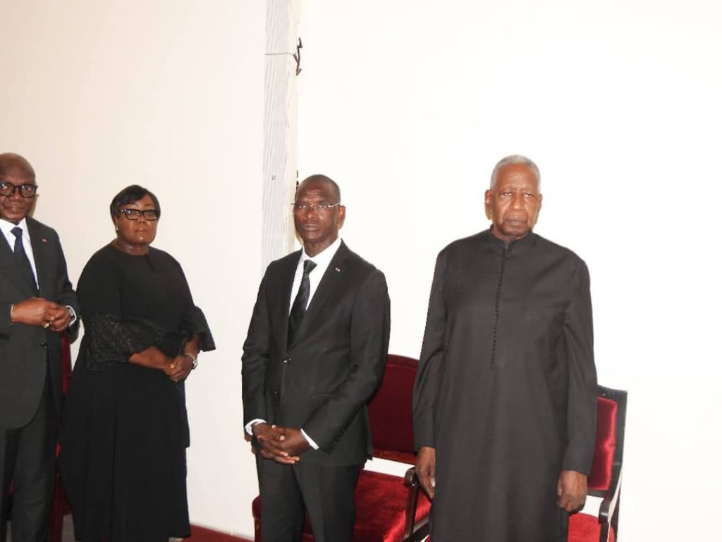 Levée de corps du patriarche Tiédé Victor OULOTO