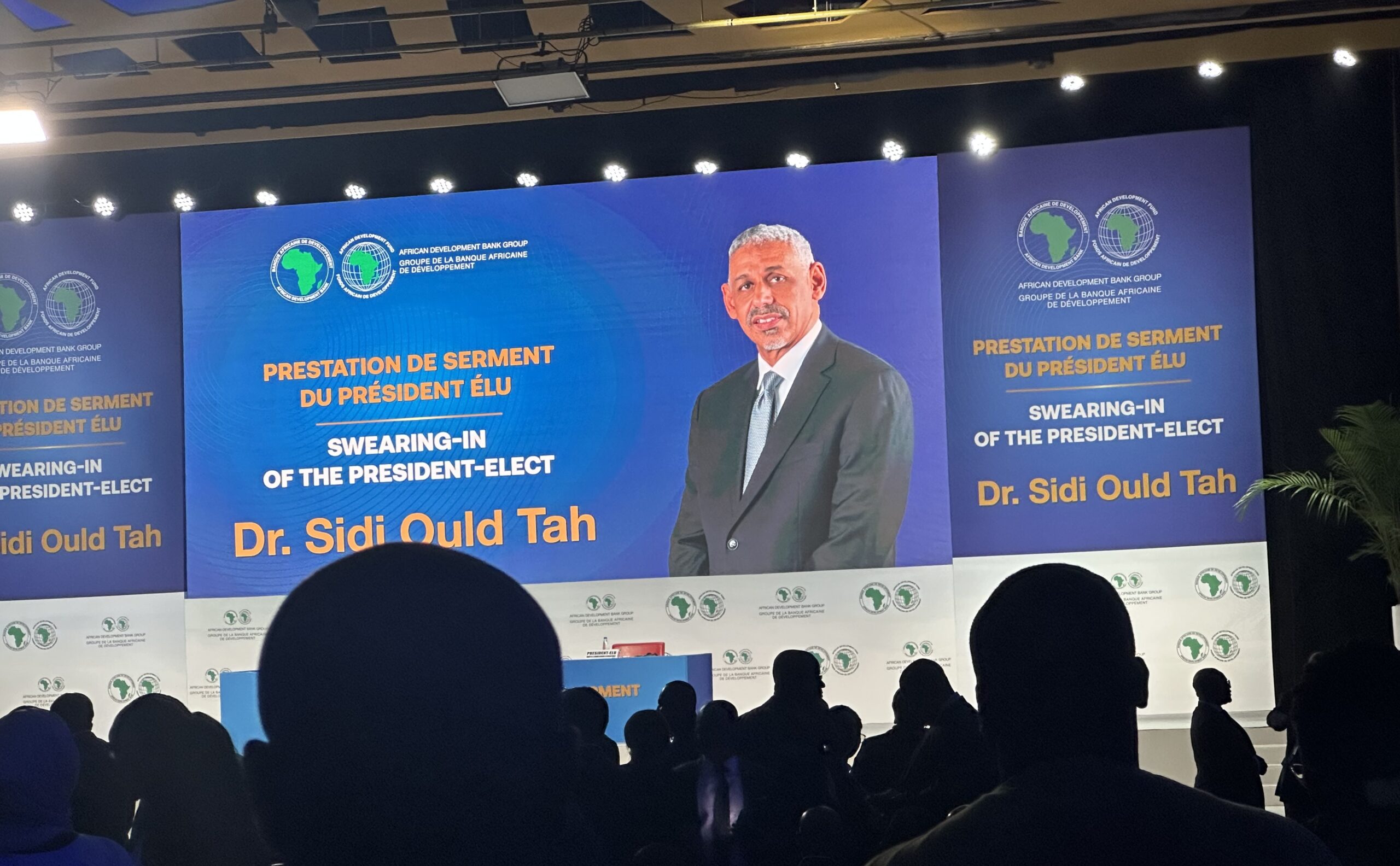 Cérémonie de prestation de serment du Dr Sidi Ould Tah 9ème président de la Banque Africaine de Développement (BAD)