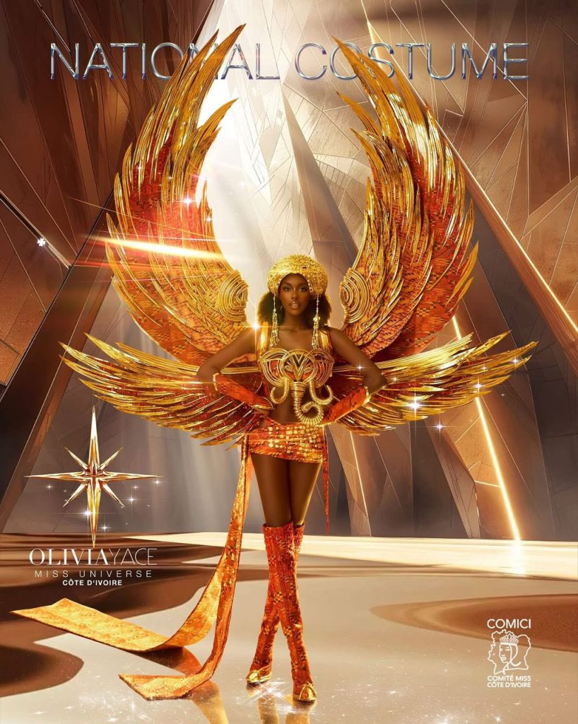 Tenue de Olivia Yace à miss Univers