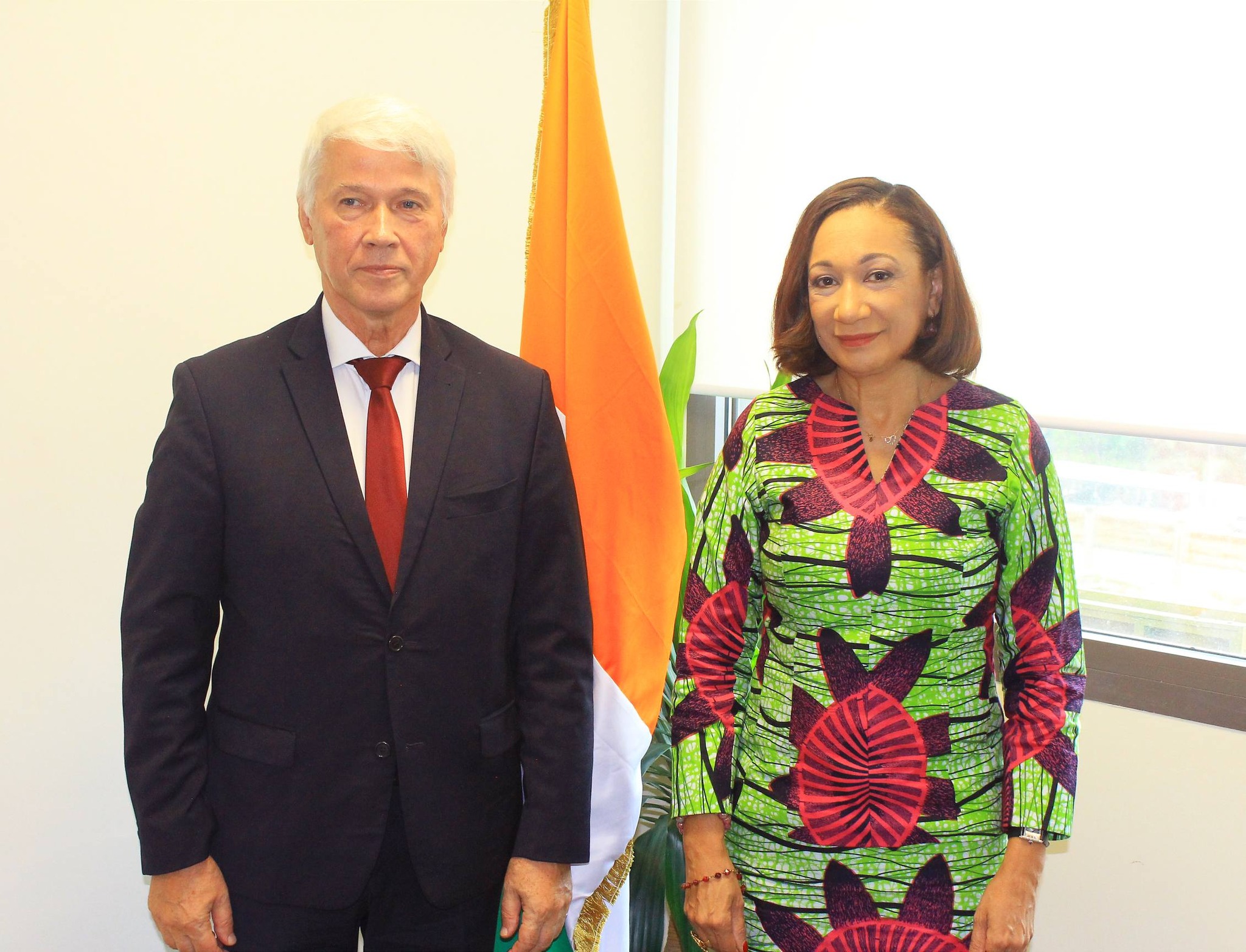 Audience à Son Excellence Monsieur Alexey Saltykov, Ambassadeur extraordinaire et plénipotentiaire de la Fédération de Russie en République de Côte d’Ivoire