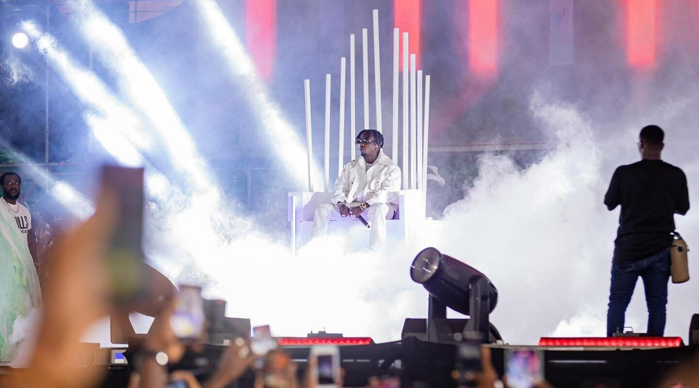 Concert du rappeur ivoirien Didi B au stade Félix Houphouët-Boigny